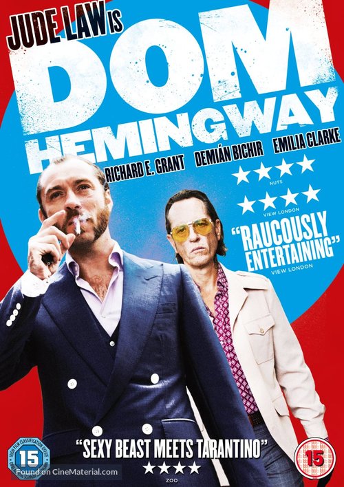Dom Hemingway - Irish DVD movie cover
