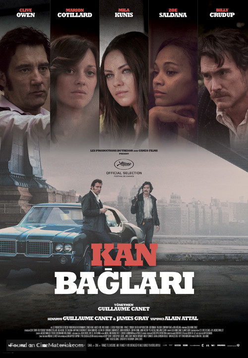 Blood Ties - Turkish Movie Poster