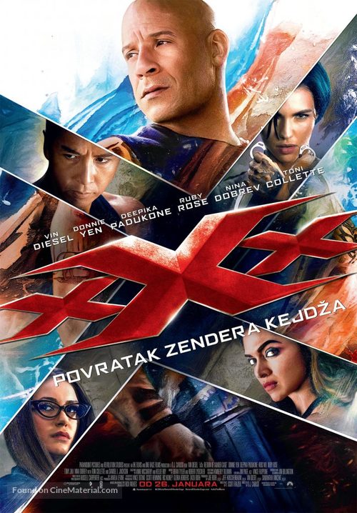 xXx: Return of Xander Cage - Serbian Movie Poster