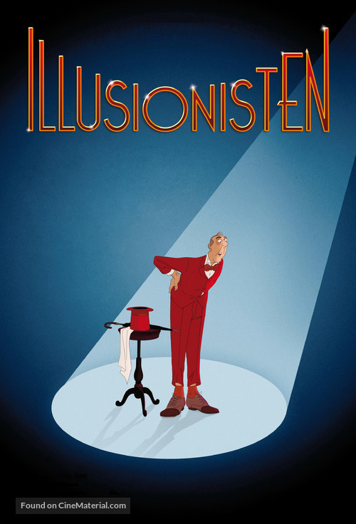 L&#039;illusionniste - Danish Movie Poster