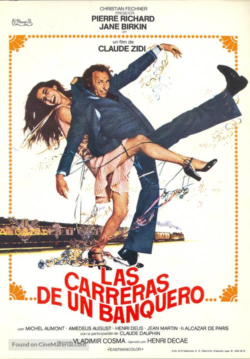 Course &agrave; l&#039;&egrave;chalote, La - Spanish Movie Poster