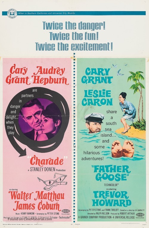 Charade - Combo movie poster