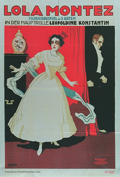 Lola Montez - Austrian Movie Poster
