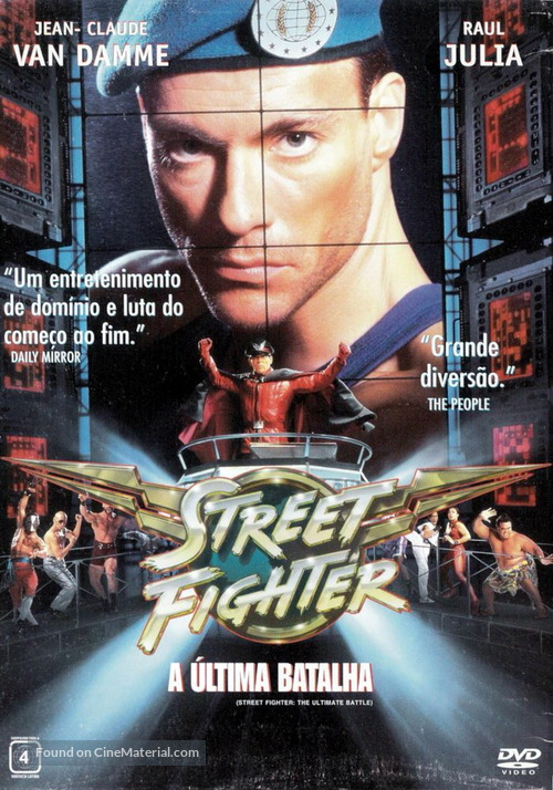 Street Fighter - Brazilian DVD movie cover