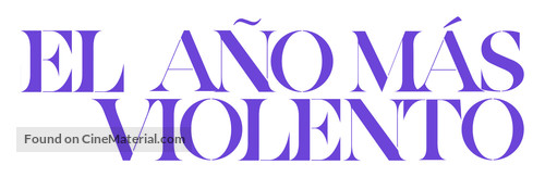 A Most Violent Year - Argentinian Logo