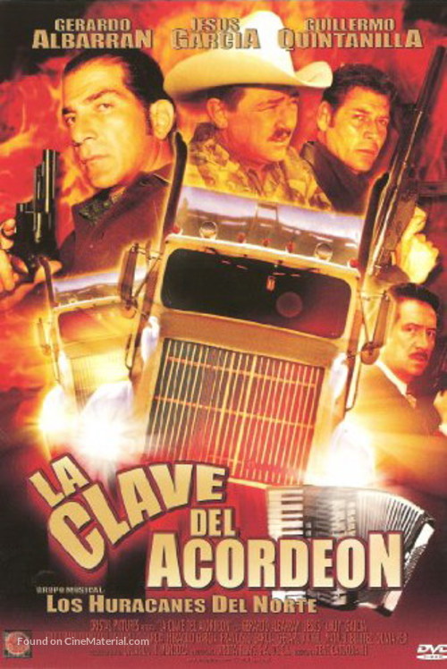 La clave del acordeon - Mexican Movie Cover