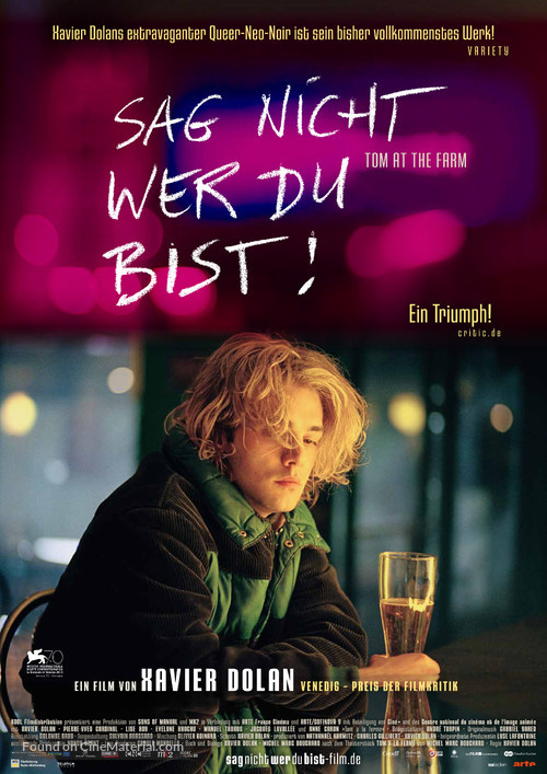 Tom &agrave; la ferme - German Movie Poster