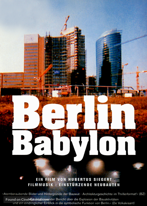 Berlin Babylon - German Movie Cover