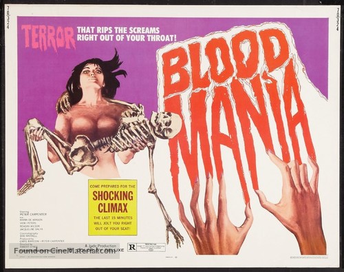 Blood Mania - Movie Poster