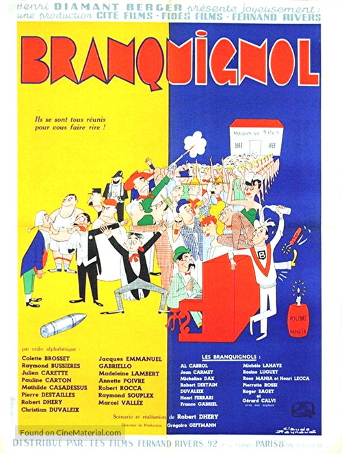 Branquignol - French Movie Poster