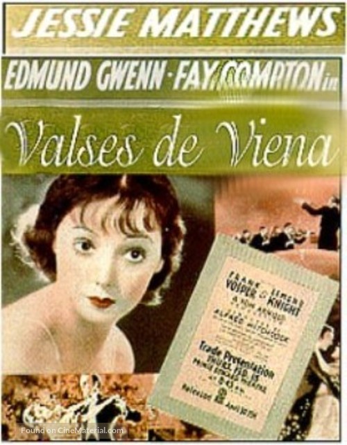 Waltzes from Vienna - Spanish Movie Poster