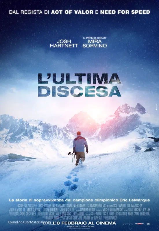6 Below Miracle On The Mountain 2017 Italian Movie Poster