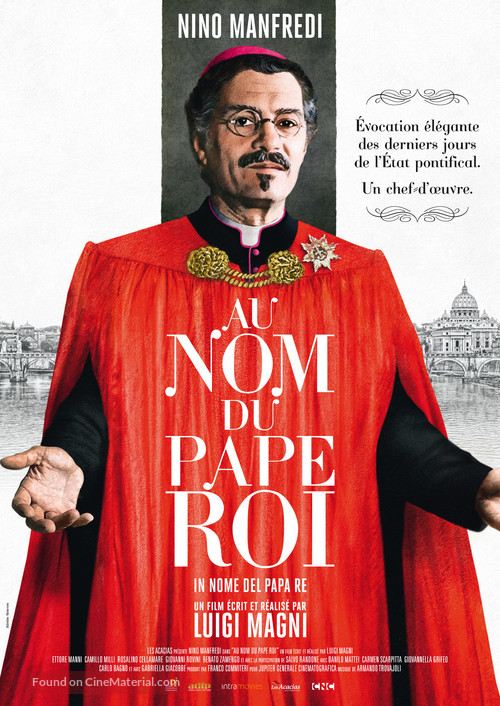 In nome del papa re - French Re-release movie poster