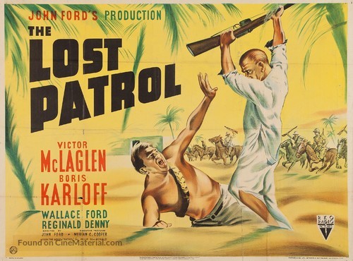 The Lost Patrol - British Movie Poster