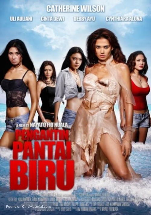 Pengantin pantai biru - Indonesian Movie Poster