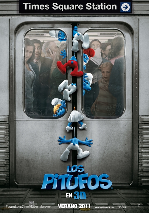 The Smurfs - Spanish Movie Poster