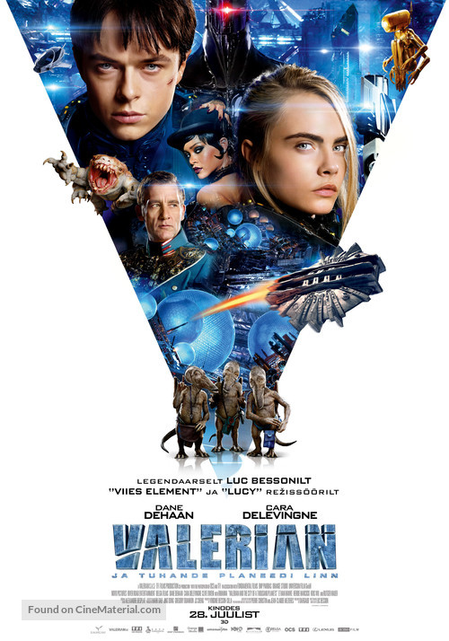 Valerian and the City of a Thousand Planets - Estonian Movie Poster