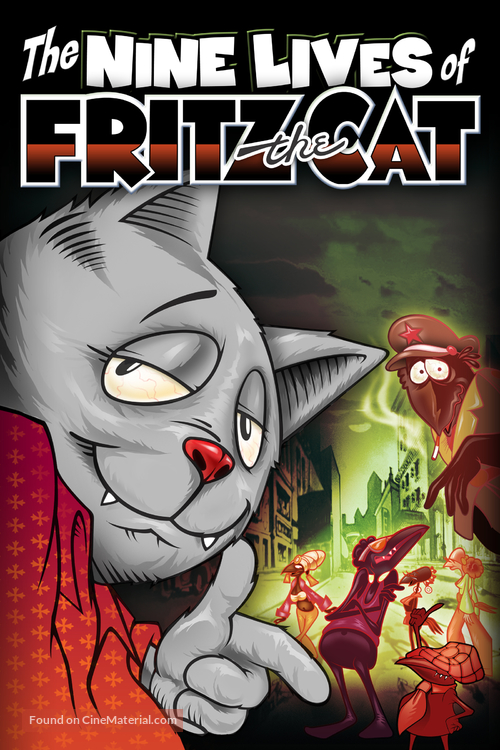 The Nine Lives of Fritz the Cat - Movie Cover