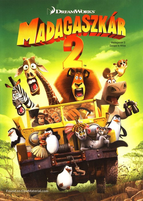 Madagascar: Escape 2 Africa - Hungarian Movie Cover