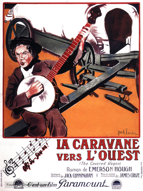 The Covered Wagon - French Movie Poster