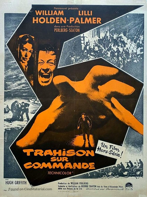 The Counterfeit Traitor - French Movie Poster