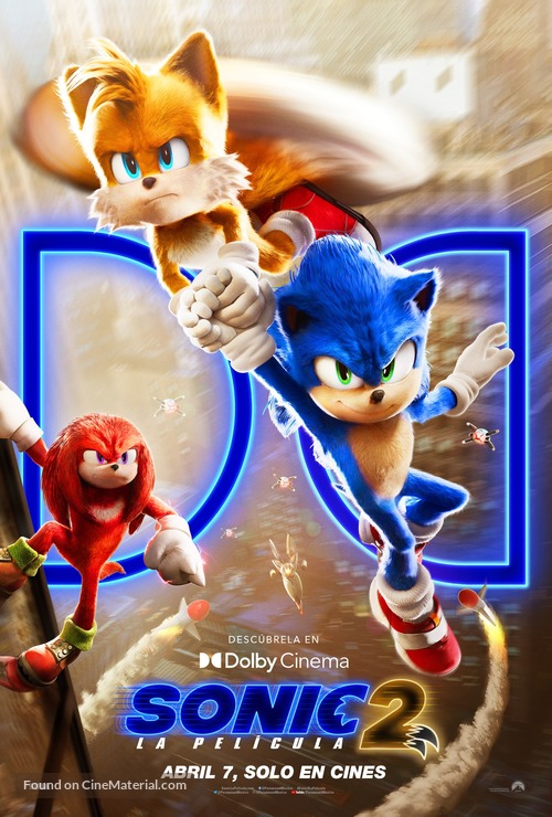 Sonic the Hedgehog 2 - Argentinian Movie Poster