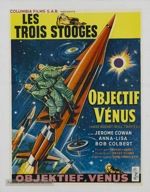 Have Rocket, Will Travel - Belgian Movie Poster