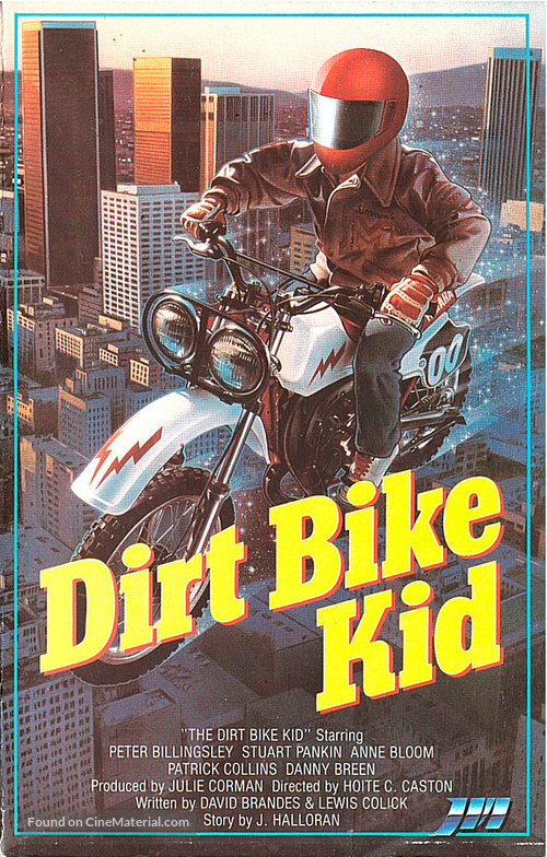 The Dirt Bike Kid - Finnish VHS movie cover