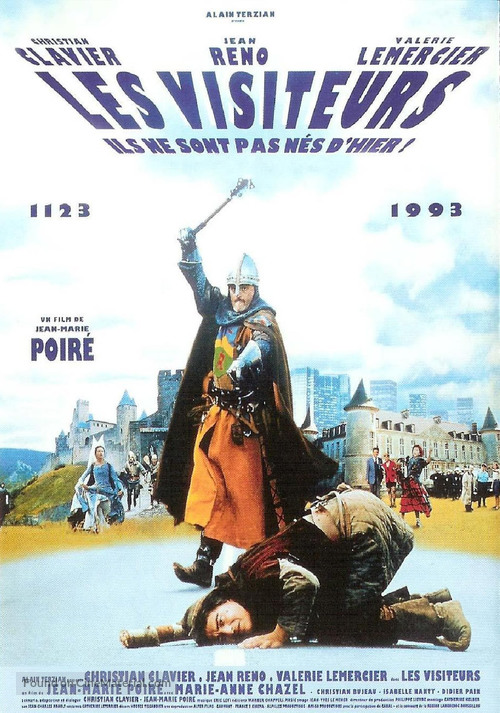 Les visiteurs - French DVD movie cover