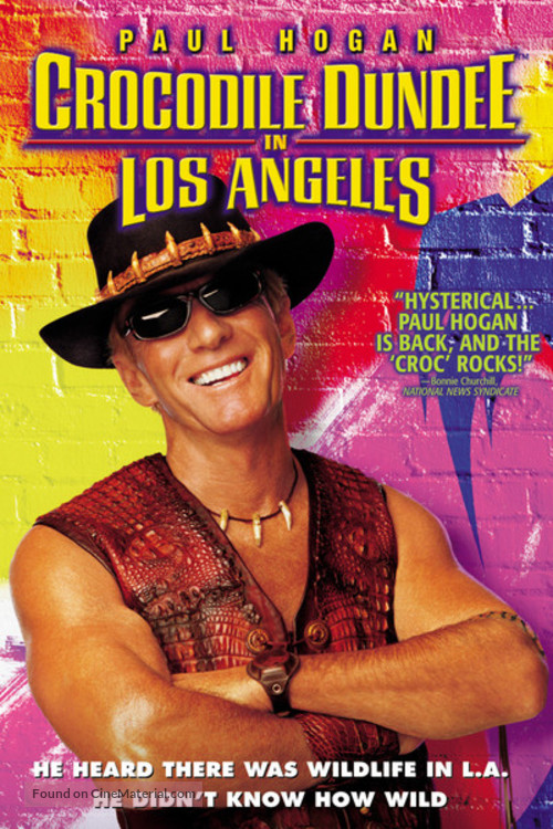 Crocodile Dundee in Los Angeles - DVD movie cover