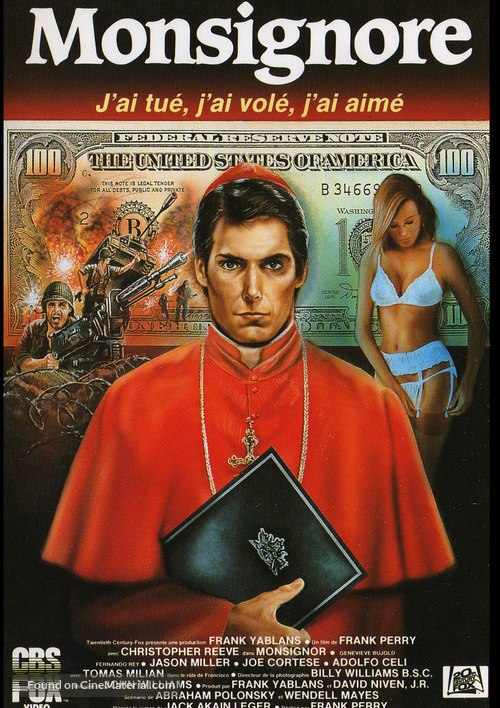 Monsignor - French DVD movie cover