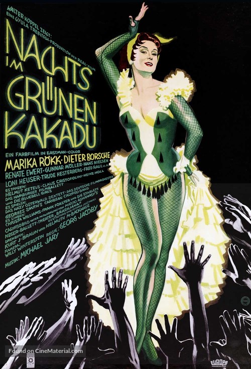 Nachts im gr&uuml;nen Kakadu - German Movie Poster
