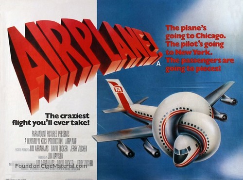 Airplane! - British Movie Poster