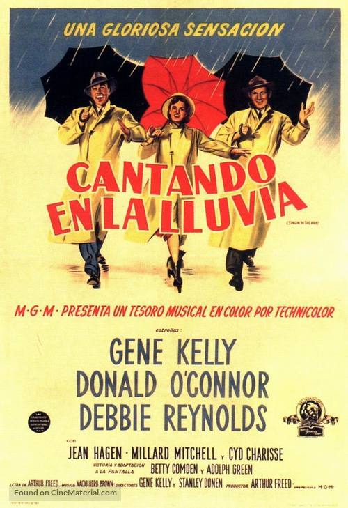 Singin&#039; in the Rain - Argentinian Movie Poster