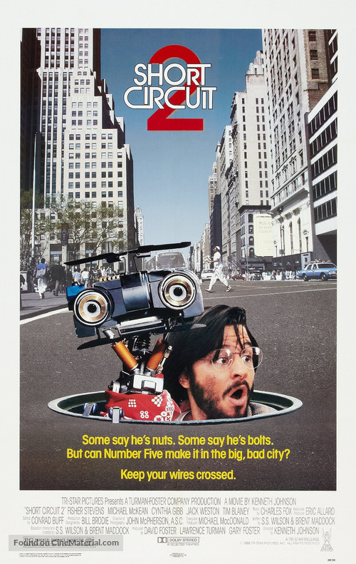 Short Circuit 2 - Movie Poster