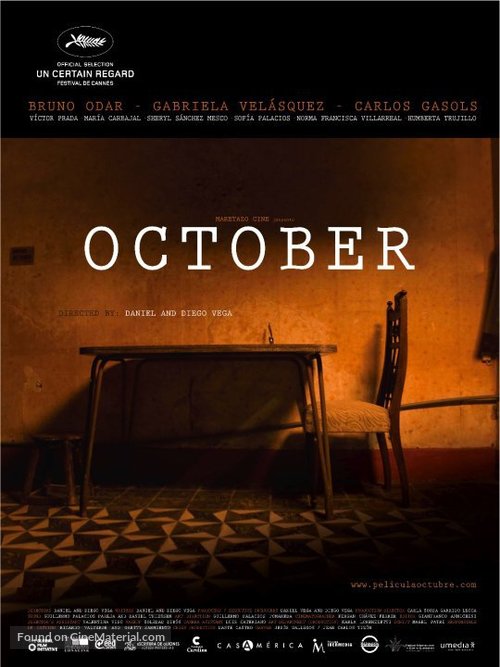 Octubre - British Movie Poster