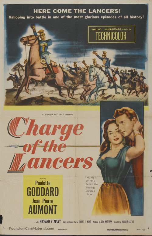 Charge of the Lancers - Movie Poster