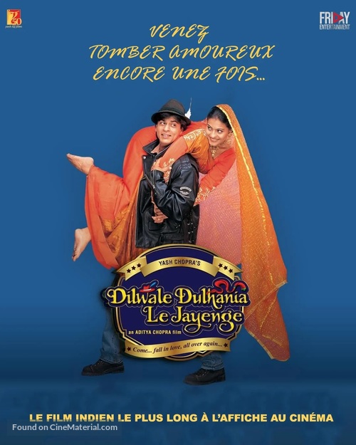 Dilwale Dulhania Le Jayenge - French Movie Poster