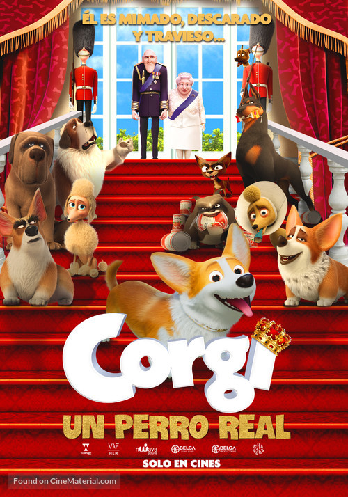 The Queen&#039;s Corgi - Colombian Movie Poster