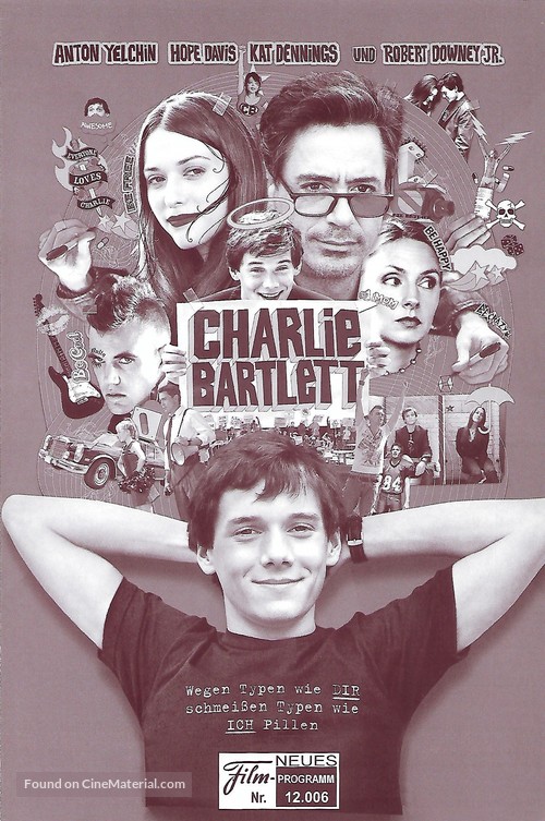 Charlie Bartlett - German Movie Poster