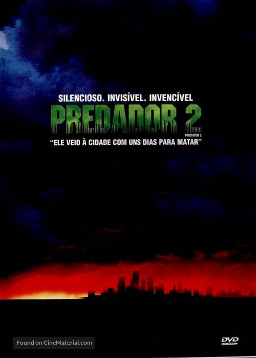 Predator 2 - Brazilian DVD movie cover