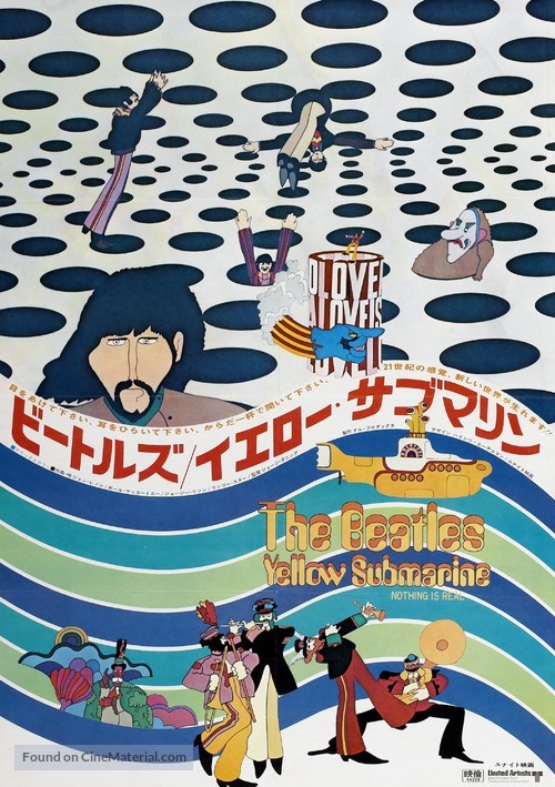 Yellow Submarine - Japanese Movie Poster