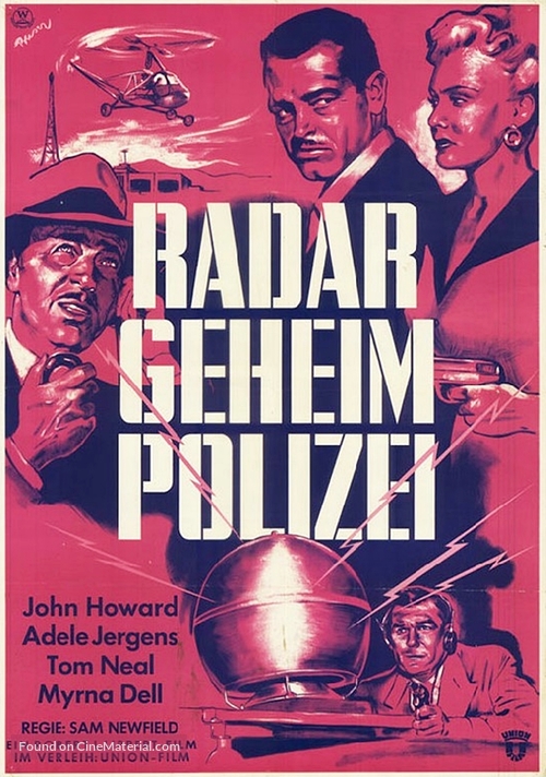 Radar Secret Service - German Movie Poster