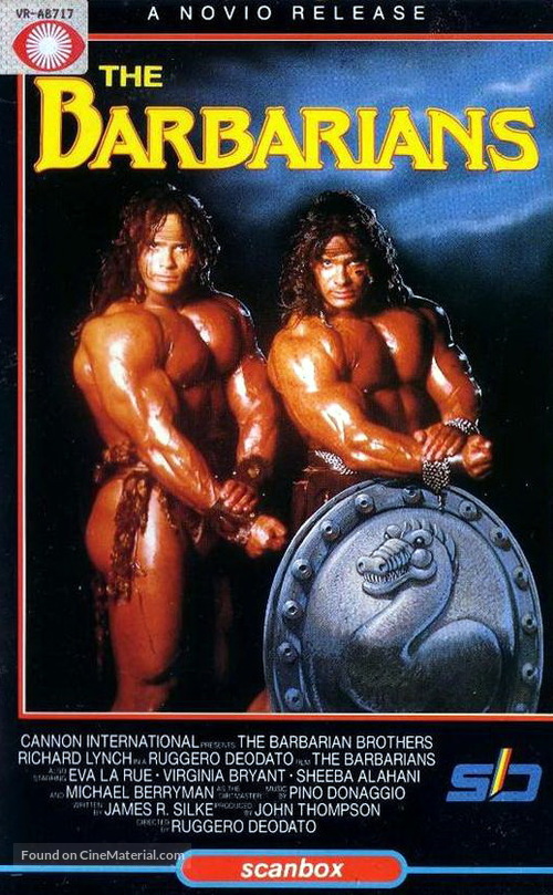 The Barbarians - VHS movie cover
