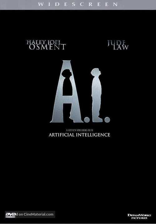 Artificial Intelligence: AI - DVD movie cover