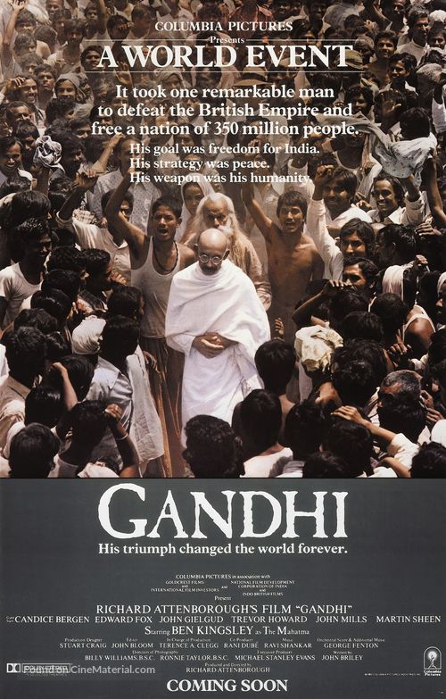 Gandhi - Advance movie poster