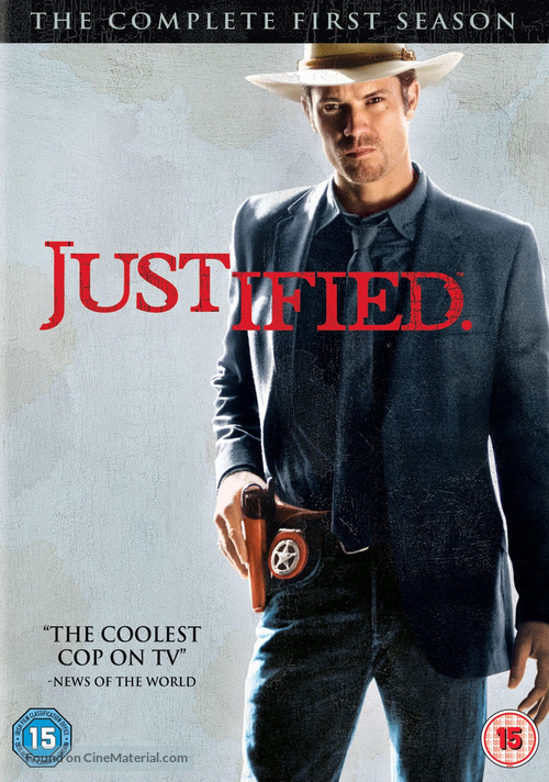 &quot;Justified&quot; - British DVD movie cover