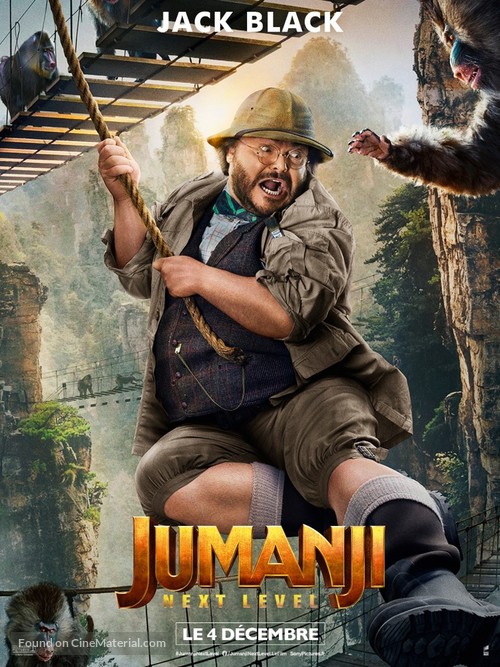 Jumanji: The Next Level - French Movie Poster