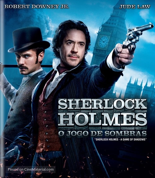 Sherlock Holmes: A Game of Shadows - Brazilian Blu-Ray movie cover