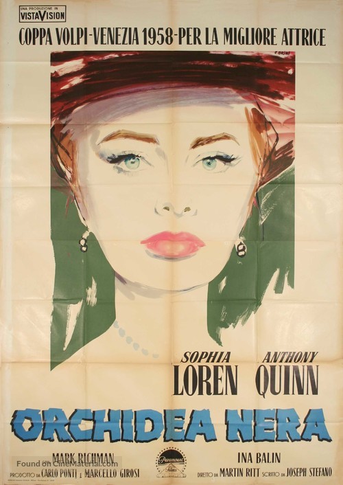 The Black Orchid - Spanish Movie Poster